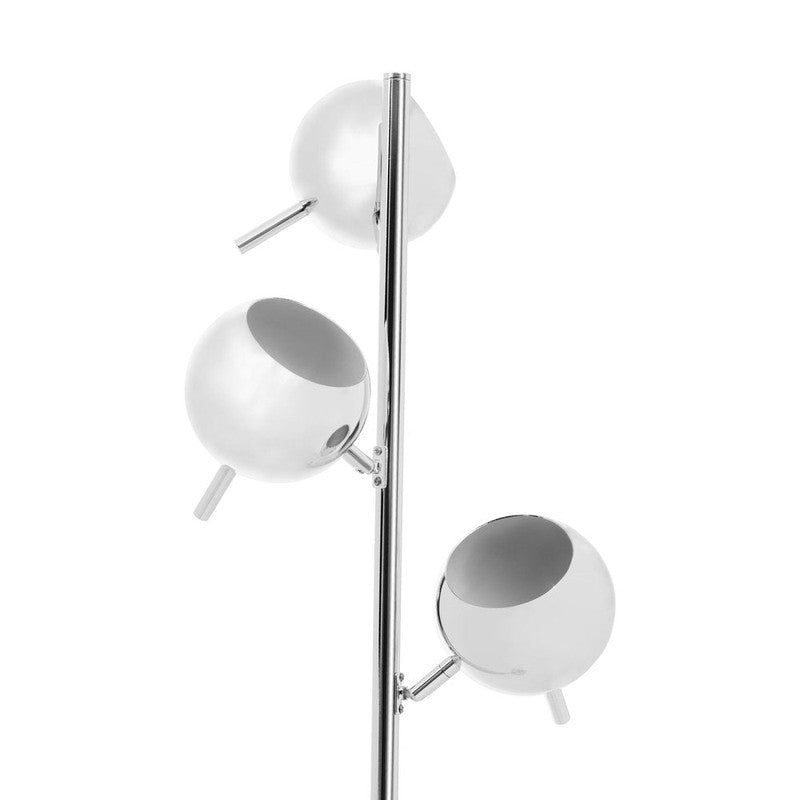 Lowe Triple Light Chrome Floor Lamp-Niro Home-nirohome