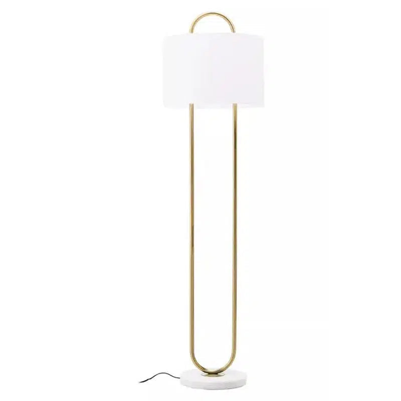 Lumina Gold & Marble Floor Lamp-Niro Home-nirohome