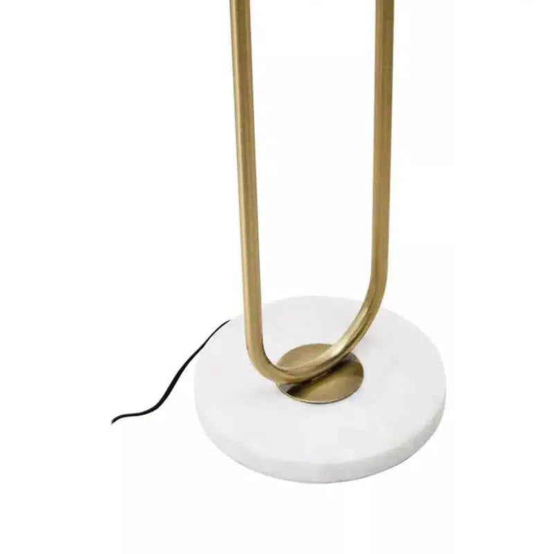 Lumina Gold & Marble Floor Lamp-Niro Home-nirohome