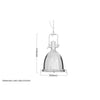 Madden Industrial Pendant Light-Niro Home-Chrome-nirohome