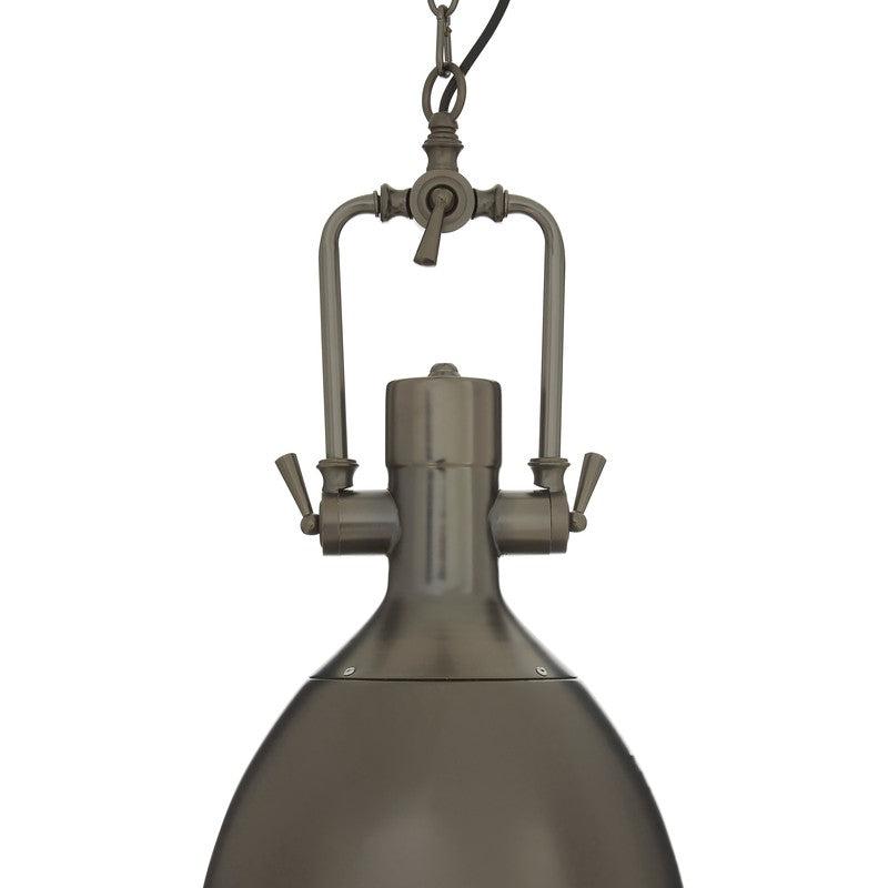 Madden Industrial Pendant Light-Niro Home-Chrome-nirohome