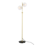 Madison Glass Ball Floor Lamp-Mullan Lighting-Frosted-nirohome