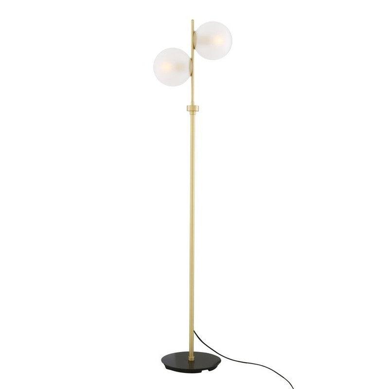 Madison Glass Ball Floor Lamp-Mullan Lighting-Frosted-nirohome