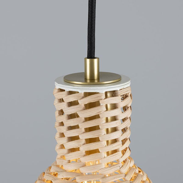 Malta Small Rattan Pendant Light 15cm