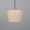 Manila Large Rattan Pendant Light 30cm-Mullan Lighting-Antique Silver-nirohome