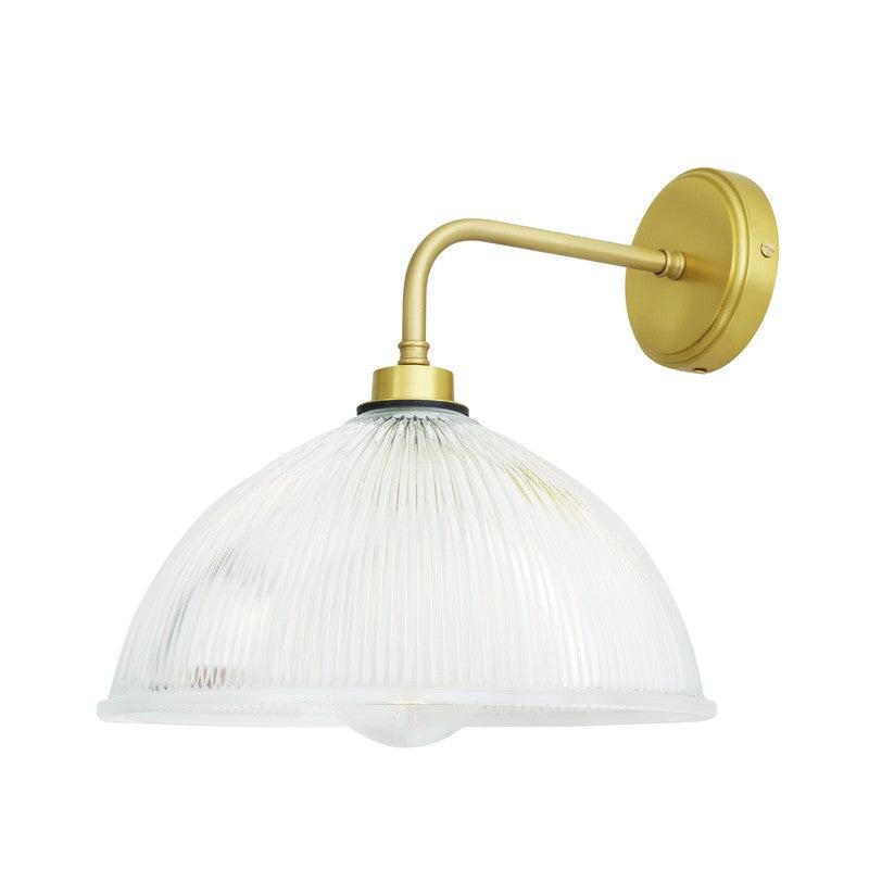 Maris Prismatic Glass Bathroom Wall Light IP65-Mullan Lighting-Satin Brass- Indoor Only-nirohome