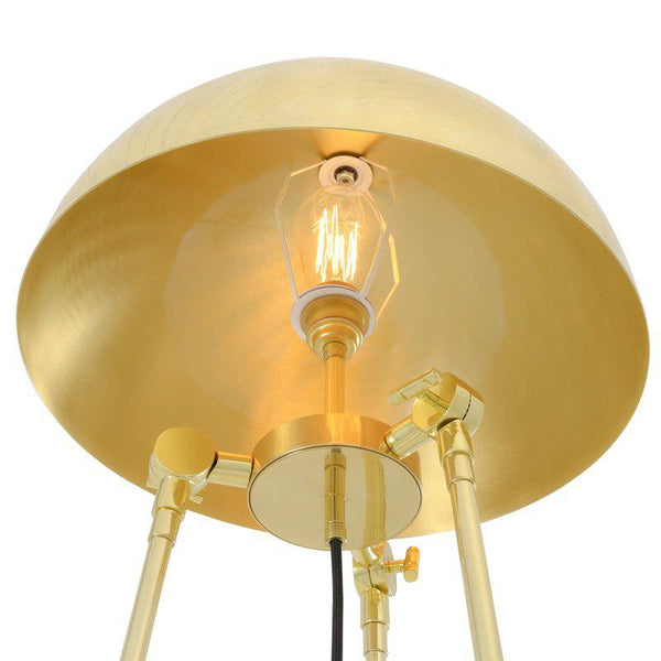 Maua Brass Dome Floor Lamp