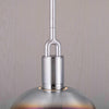 Medium Forked Pendant With Shade And Opal Glass Globe-Buster + Punch-Brass-nirohome