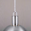 Medium Forked Pendant With Shade And Opal Glass Globe-Buster + Punch-Brass-nirohome