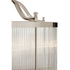 Melba Townhouse Glass Nickel Pendant-Wrenford & Co.-nirohome