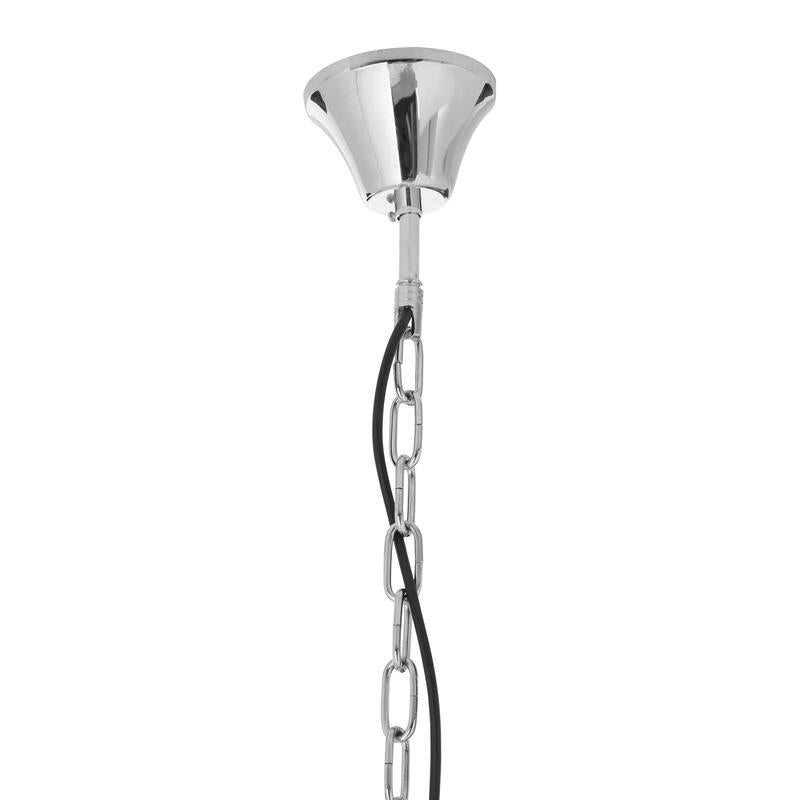Melba Townhouse Glass Nickel Pendant-Wrenford & Co.-nirohome