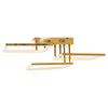 Montes 3 Square Gold Abstract Ceiling Light-Wrenford & Co.-nirohome