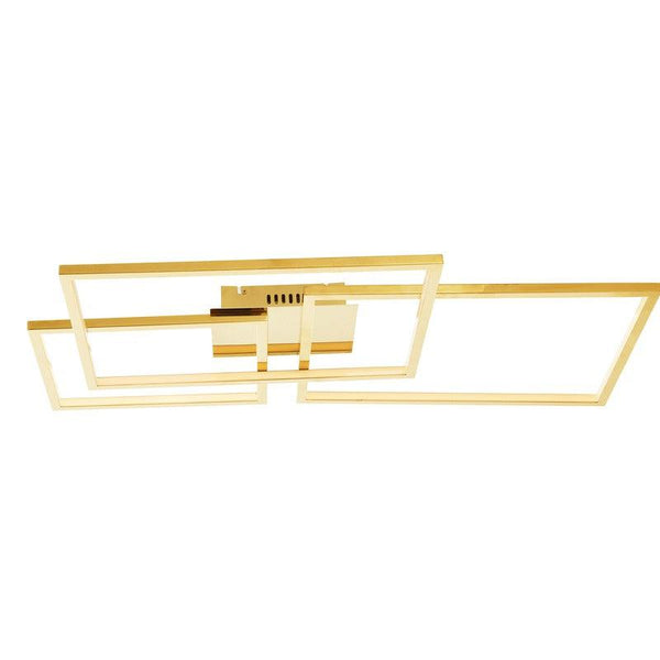 Montes Gold Abstract LED Ceiling Light