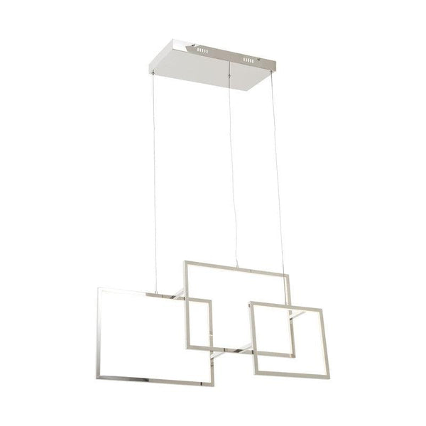 Montes Square Geometric LED Pendant Light