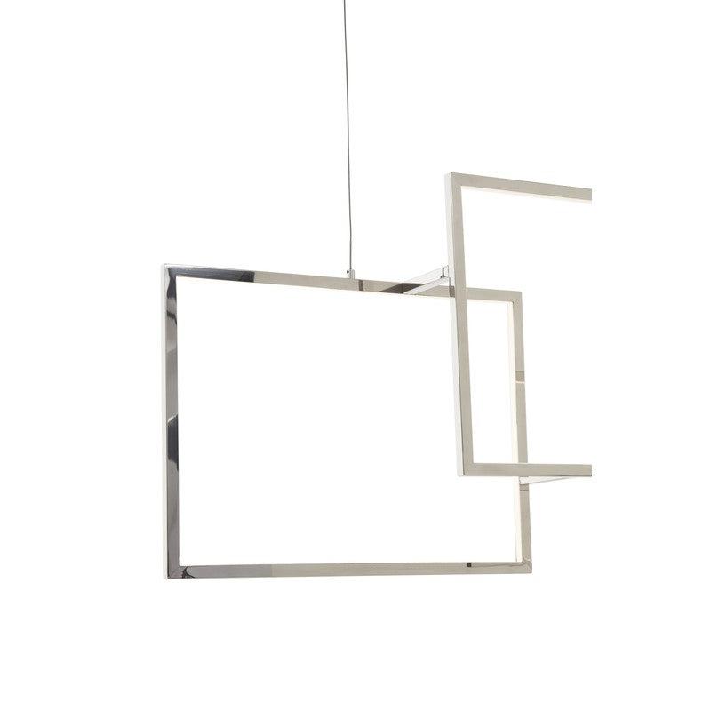 Montes Square Geometric LED Pendant Light-Niro Home-nirohome