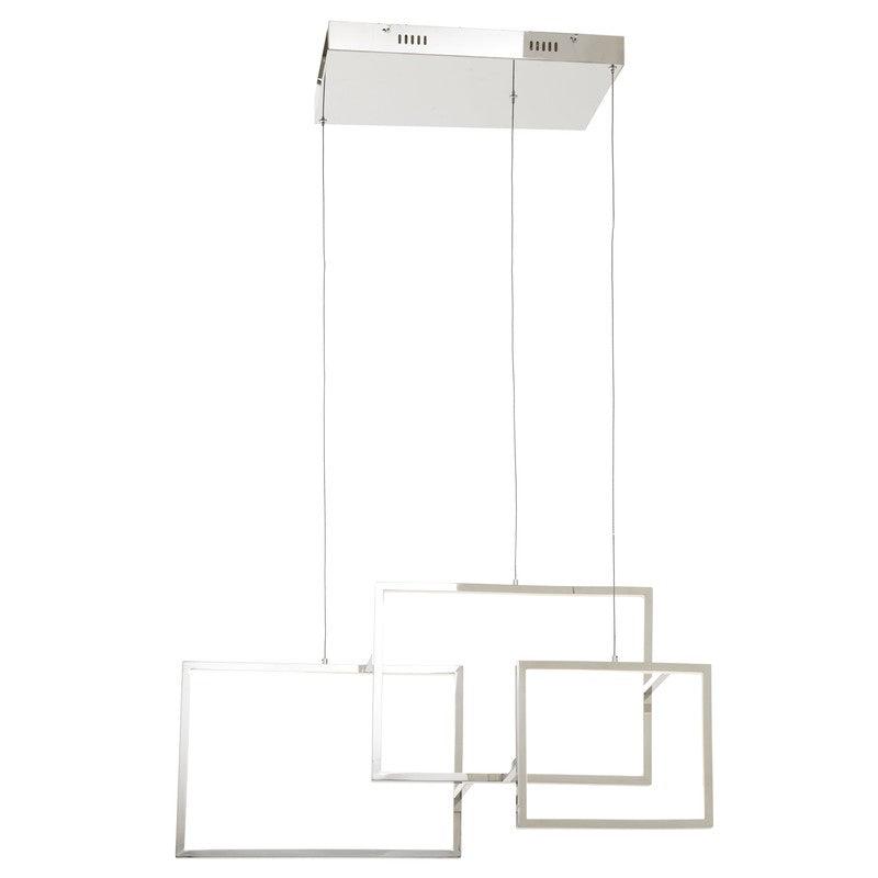 Montes Square Geometric LED Pendant Light-Niro Home-nirohome