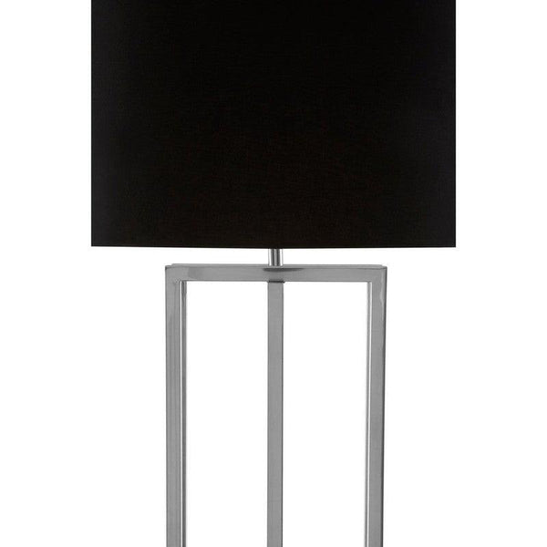 Moore Rectangular Stainless Steel Frame Floor Lamp