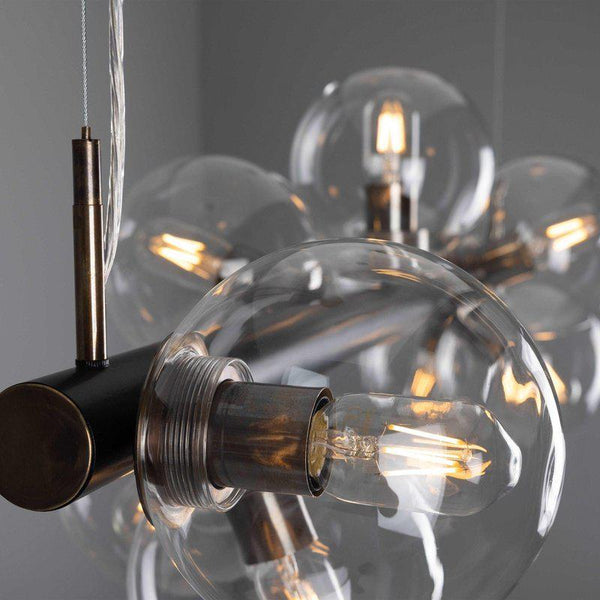 Moriarty Rotating 9 Bulb Linear Chandelier