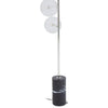 Morris Five Bulb Twisting Floor Lamp-Niro Home-Black Marble-Brass-nirohome