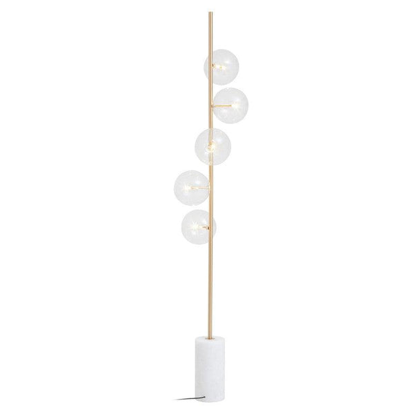 Morris Five Bulb Twisting Floor Lamp