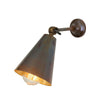 Moya Adjustable Brass Cone Wall Light-Mullan Lighting-Antique Brass-nirohome