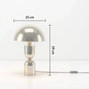 Mushroom Dome Table Lamp-Houseof.-Brass-nirohome