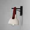 Nagi Organic Ceramic Wall Light With Rescued Fire-Hose Strap-Mullan Lighting-nirohome