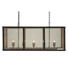 Nova 5 Bulb Gauze Panel Chandelier-Wrenford & Co.-nirohome