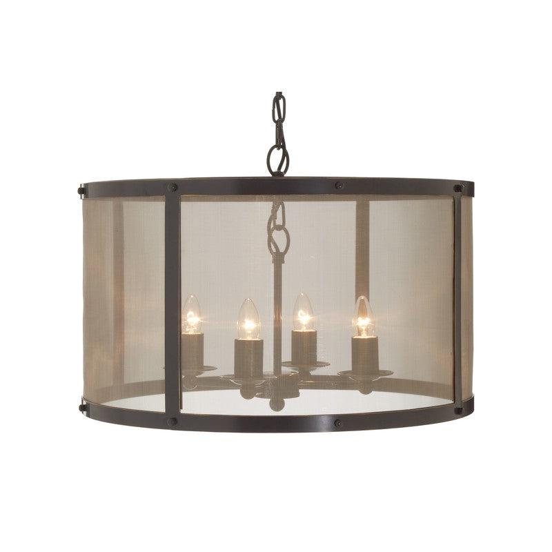 Nova Antique Black and Gold Round Chandelier-Niro Home-nirohome