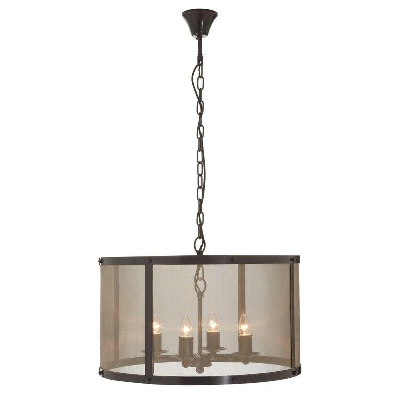 Nova Antique Black and Gold Round Chandelier-Niro Home-nirohome