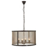 Nova Antique Black and Gold Round Chandelier-Wrenford & Co.-nirohome