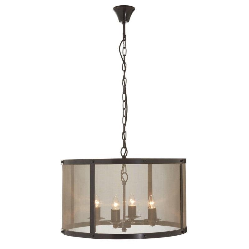 Nova Antique Black and Gold Round Chandelier-Wrenford & Co.-nirohome