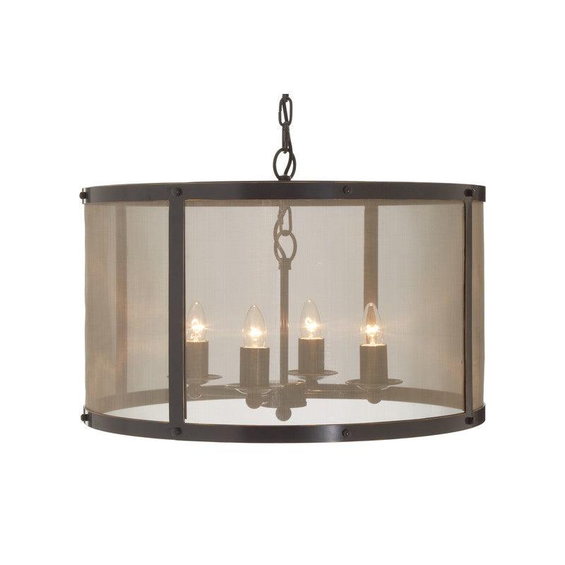 Nova Antique Black and Gold Round Chandelier-Wrenford & Co.-nirohome