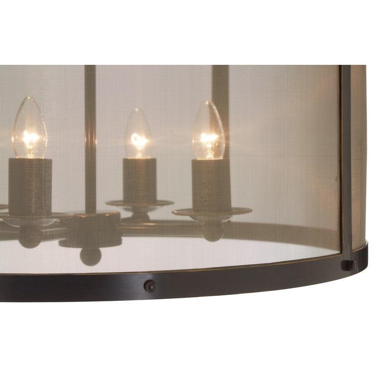 Nova Antique Black and Gold Round Chandelier-Wrenford & Co.-nirohome