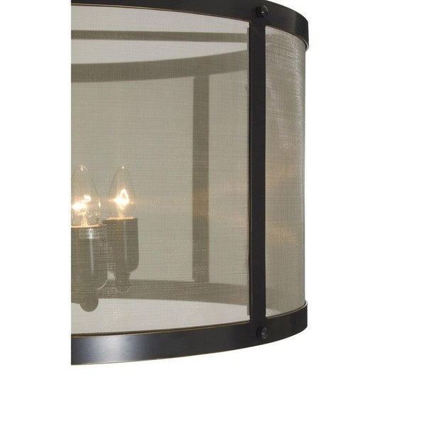 Nova Black And Gold Mesh Shade Floor Lamp