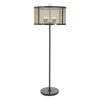 Nova Black And Gold Mesh Shade Floor Lamp-Niro Home-nirohome