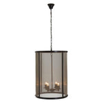 Nova Large Vertical Black and Gold Chandelier-Niro Home-nirohome