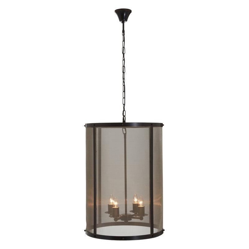 Nova Large Vertical Black and Gold Chandelier-Niro Home-nirohome