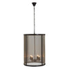 Nova Large Vertical Black and Gold Chandelier-Wrenford & Co.-nirohome
