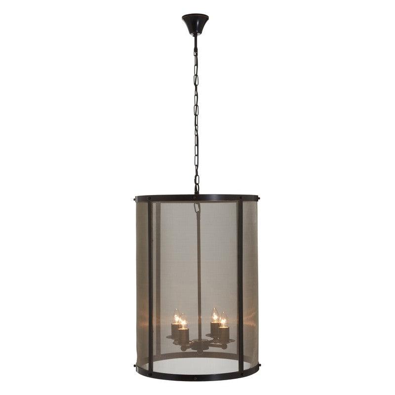 Nova Large Vertical Black and Gold Chandelier-Wrenford & Co.-nirohome