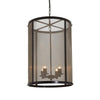 Nova Large Vertical Black and Gold Chandelier-Wrenford & Co.-nirohome
