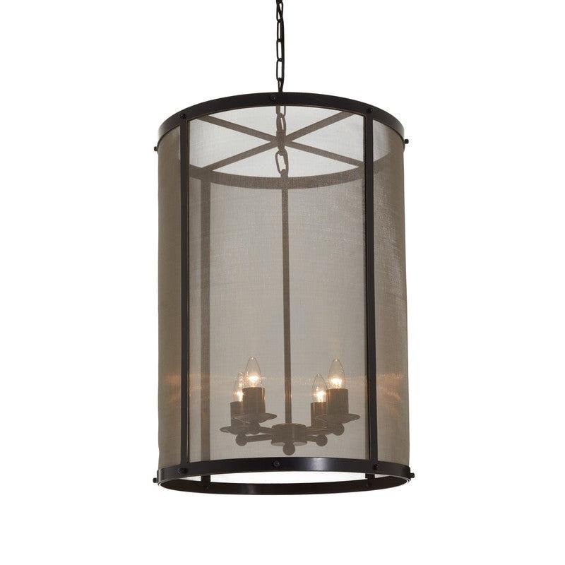 Nova Large Vertical Black and Gold Chandelier-Wrenford & Co.-nirohome