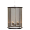 Nova Large Vertical Black and Gold Chandelier-Wrenford & Co.-nirohome