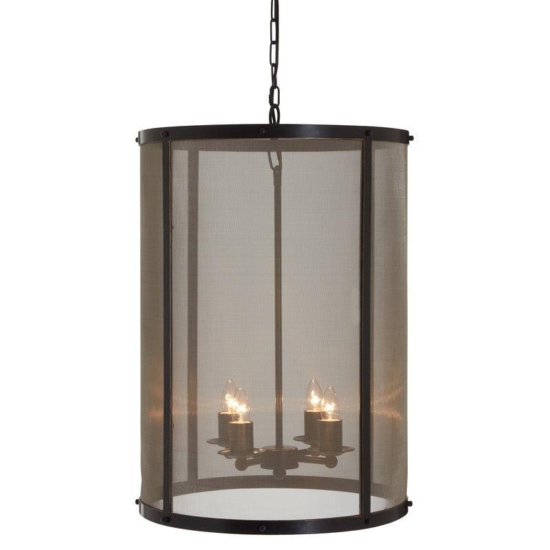 Nova Large Vertical Black and Gold Chandelier-Wrenford & Co.-nirohome