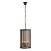Nova Small Black and Gold Vertical Chandelier-Wrenford & Co.-nirohome