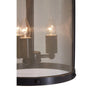 Nova Small Black and Gold Vertical Chandelier-Wrenford & Co.-nirohome
