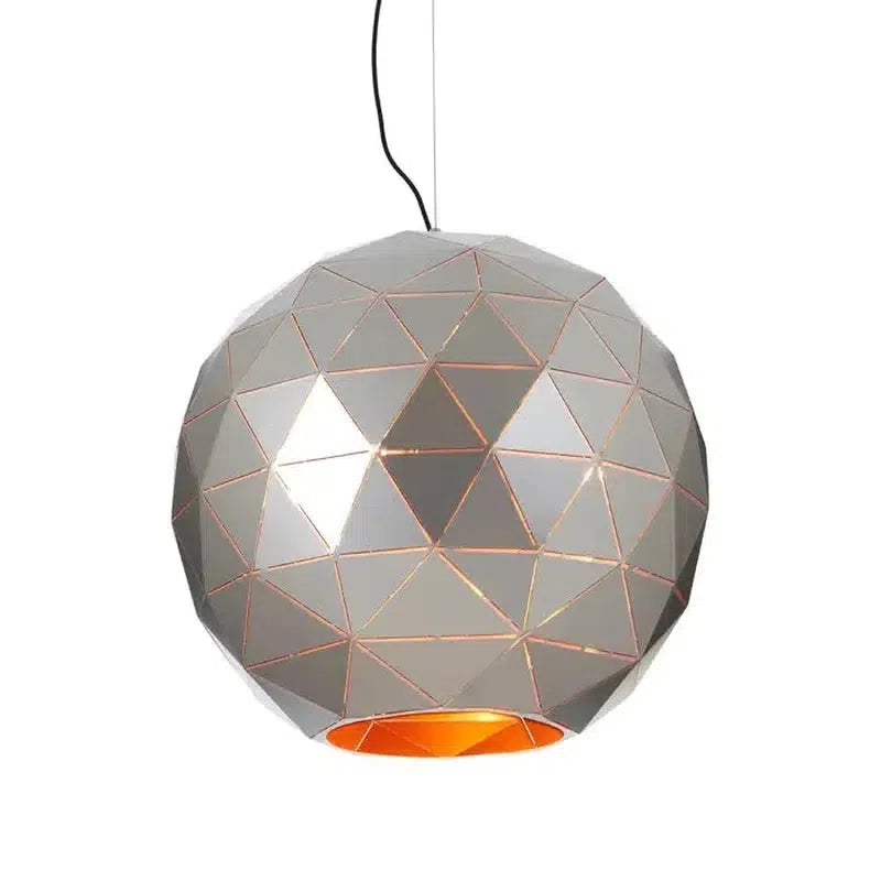 Odom Large Geometric Pendant Light-Niro Home-Black & Copper-nirohome