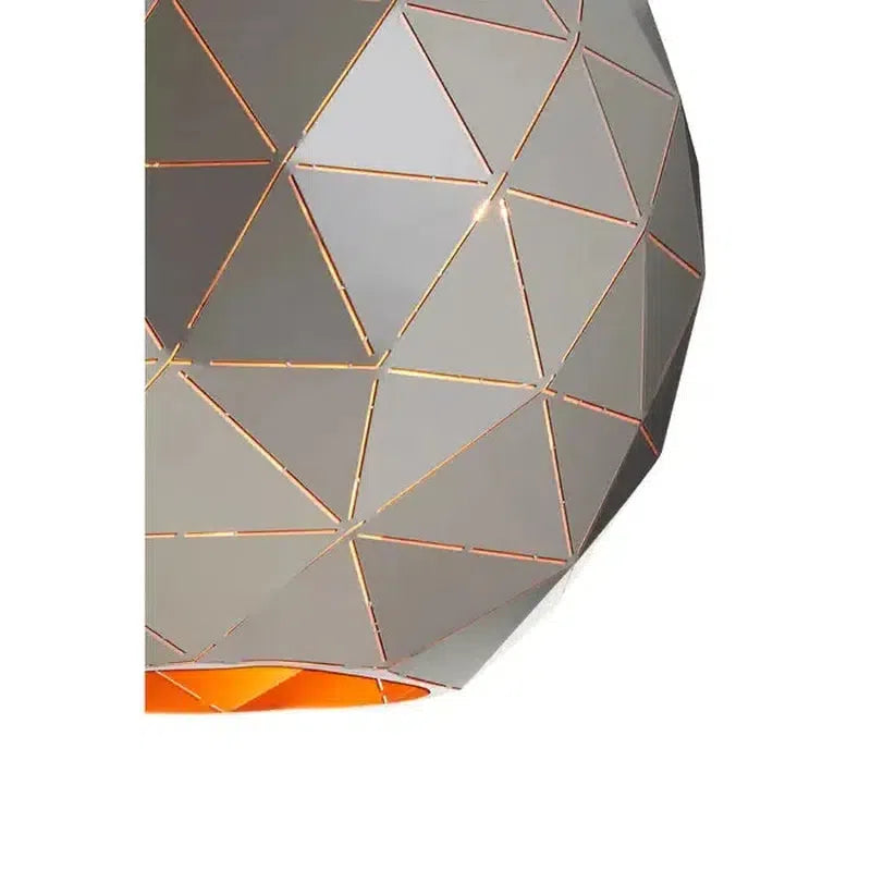 Odom Large Geometric Pendant Light-Niro Home-Black & Copper-nirohome