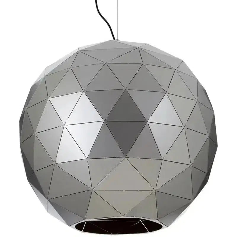 Odom Large Geometric Pendant Light-Niro Home-Silver-nirohome