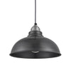 Old Factory Pendant Light - 12 Inch-Industville-Pewter-nirohome